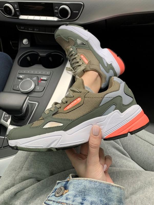 adidas falcon khaki
