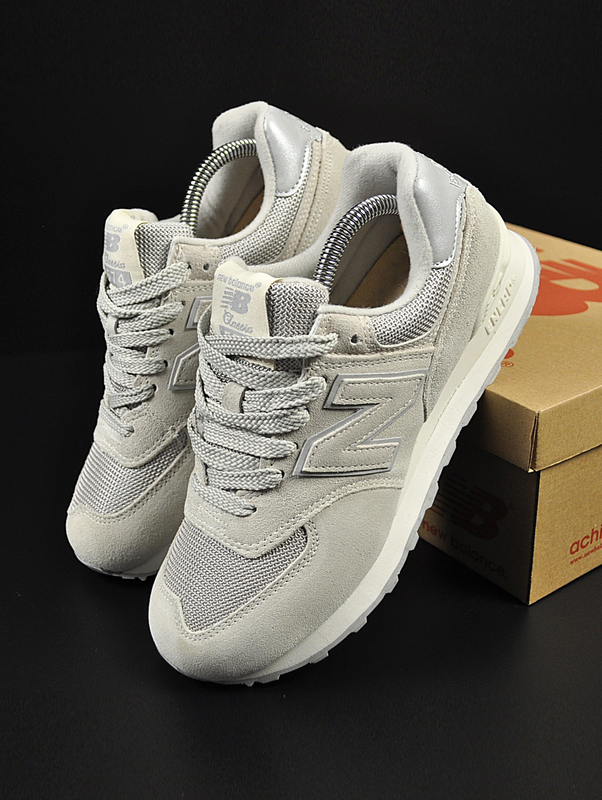New balance 574 бежевые женские замшевые демисезонные кроссовки нью ...