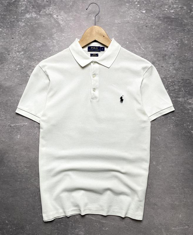 ⚜️polo ralph lauren новое мужское поло оригинал белое — цена 520 грн в ...