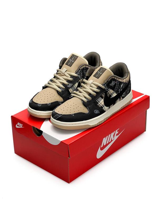 Мужские кроссовки nike sb dunk low travis scott / найк сб данк тревис ...