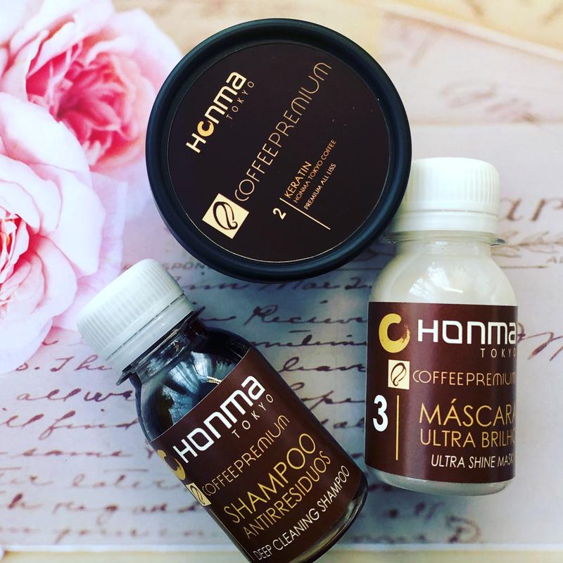 Набор для волос кератин honma tokyo coffee premium all liss 3 по 50мл ...