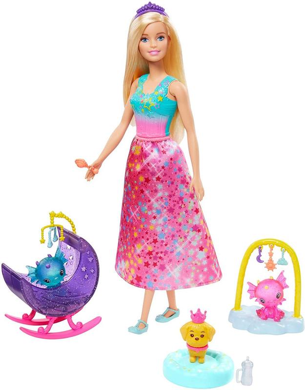barbie dreamtopia dragon nursery playset gjk51 1295 116407011