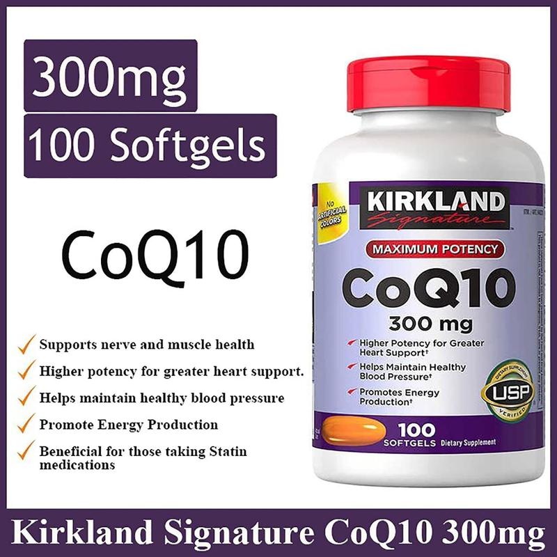 Коэнзим coq10 300 мг усиленный kirkland signature , 100 капсул сша ...