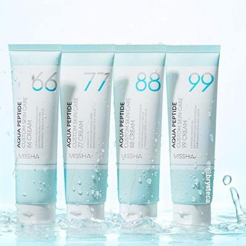 missha aqua peptide custom skin care 66 cream