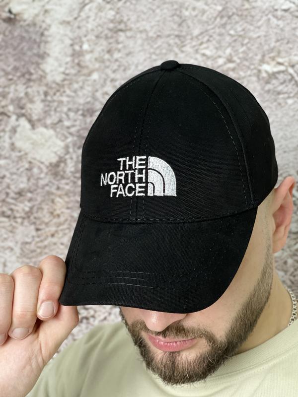 Кепка the north face черная с белым лого / бейсболка зе норт фейс ...