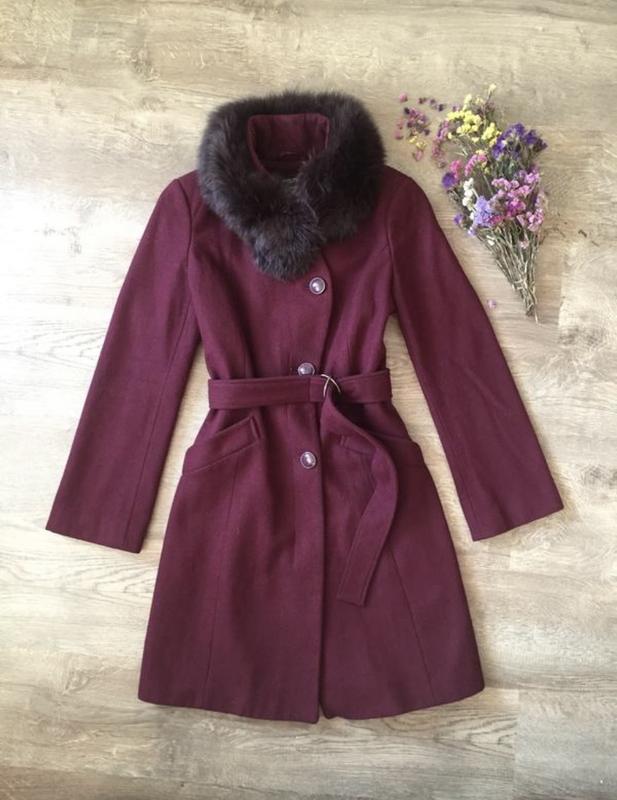 Шерстяное стильное пальто разгружая гардероб — цена 650 грн в каталоге ...