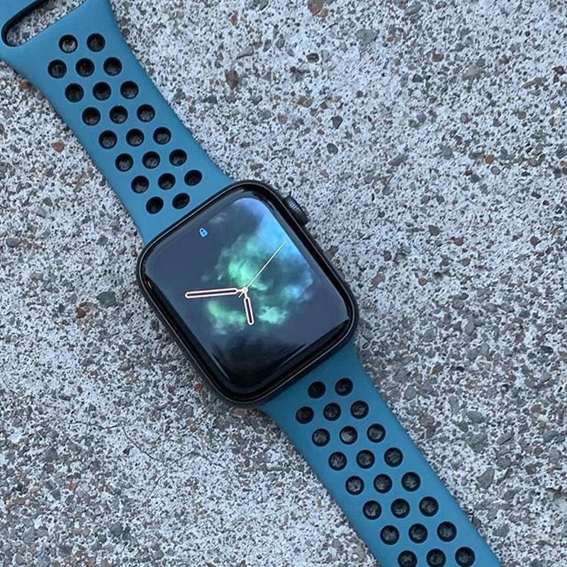 celestial teal apple watch