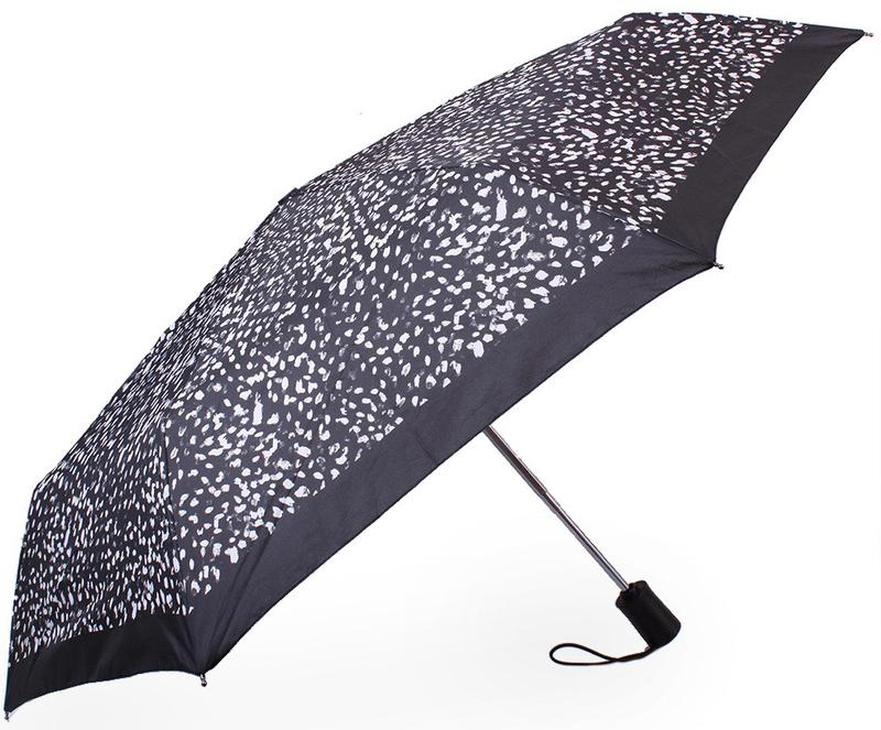 Зонт женский автомат happy rain u46855-5 черный белый антиветер — ціна ...