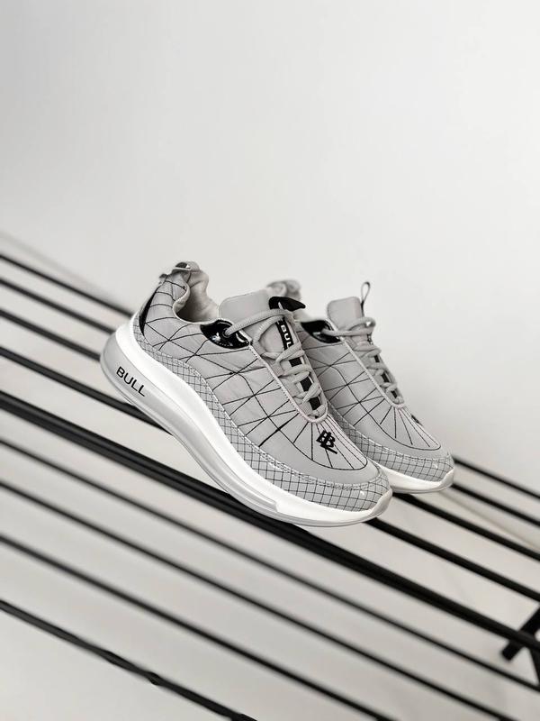 Серые мужские кроссовки — цена 950 грн в каталоге Кеды Купить мужские ...