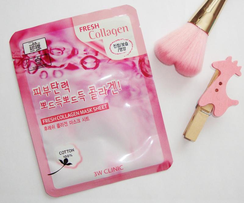 3W clinic fresh collagen mask sheet