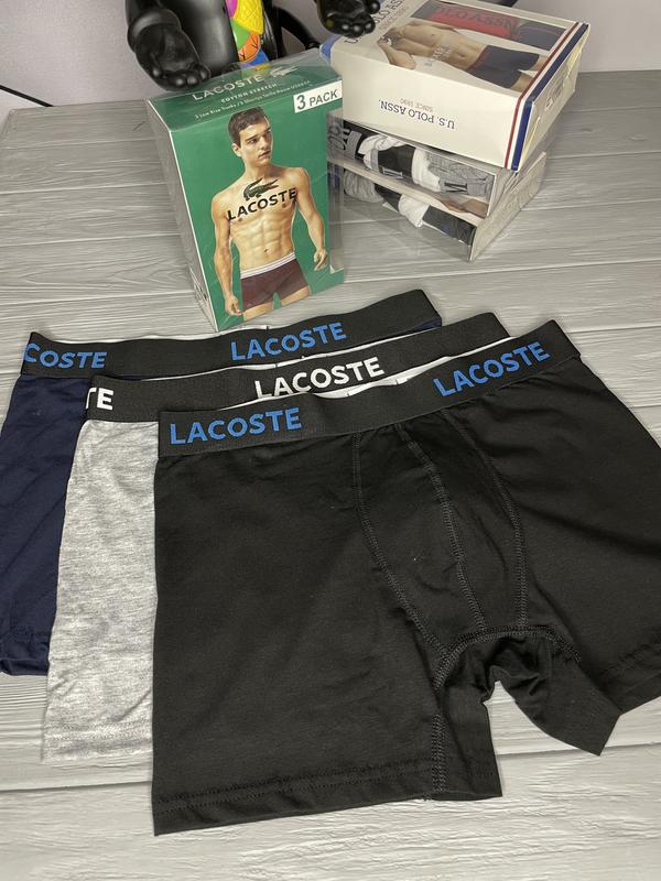 Набор мужского белья lacoste мужские хлопковые трусы боксеры лакоста в ...