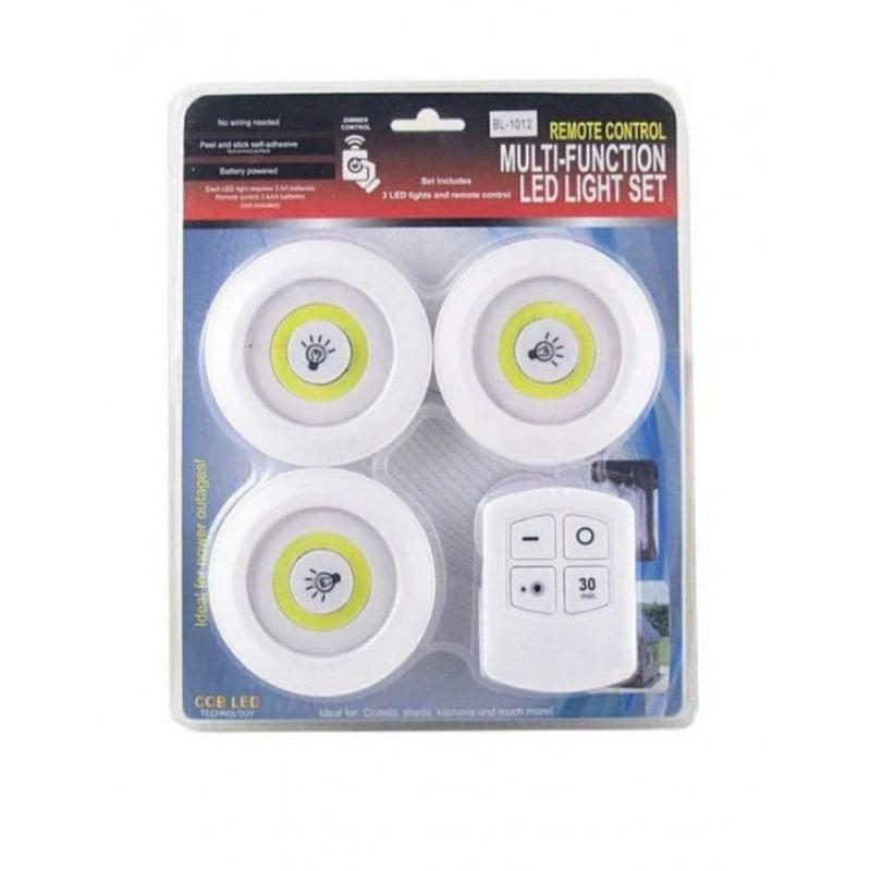Комплект світильників на пульті 3 в 1 led light with remote control ...