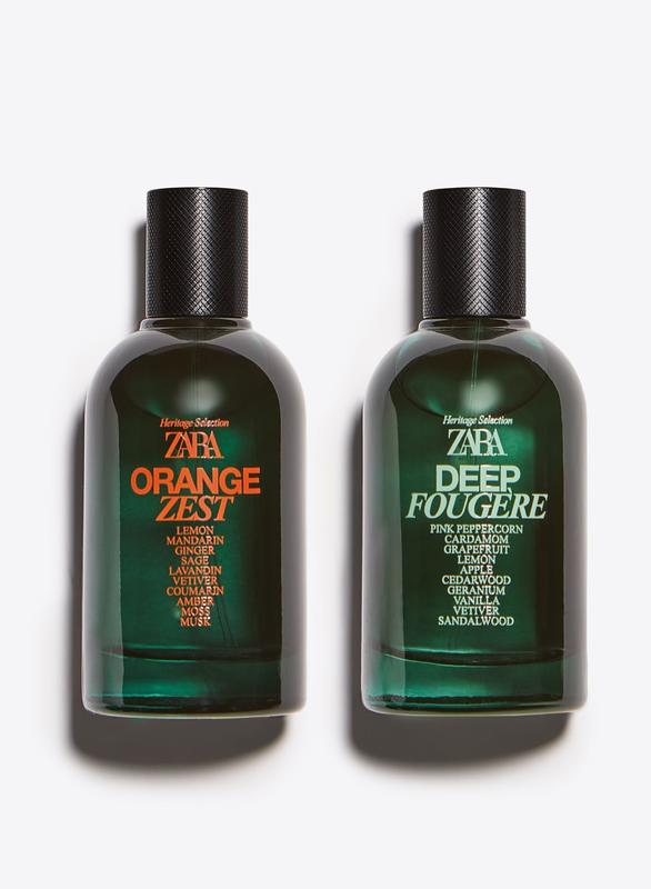 Парфуми zara orange zest+ deep fougere — цена 750 грн в каталоге