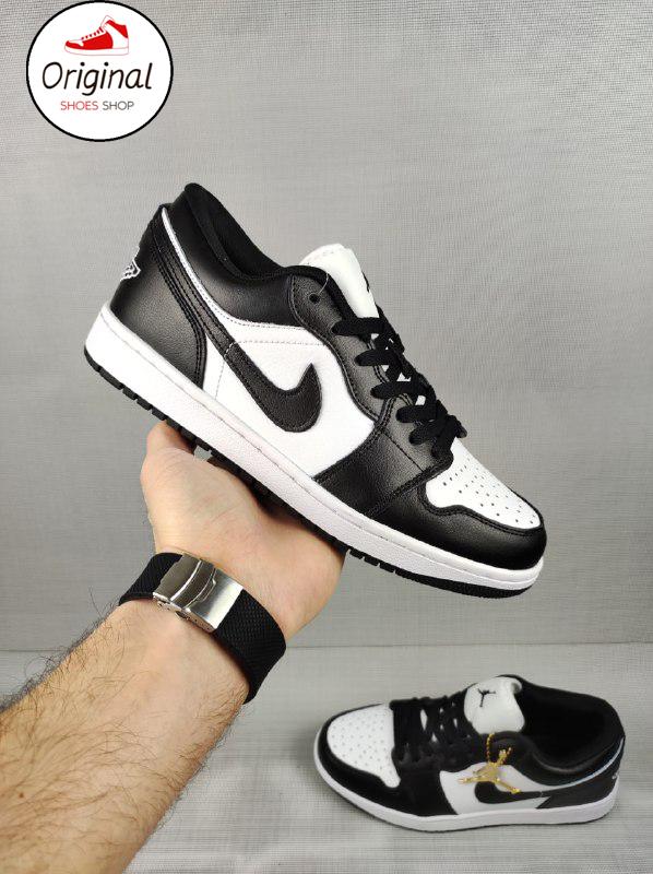 Мужские кроссовки nike air jordan 1 low retro black — цена 2149 грн в ...