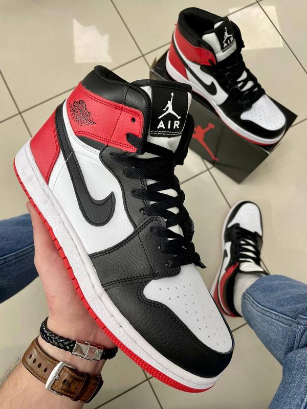 Мужские кроссовки найк демисезонные nike air jordan 1 — цена 1600 грн в ...