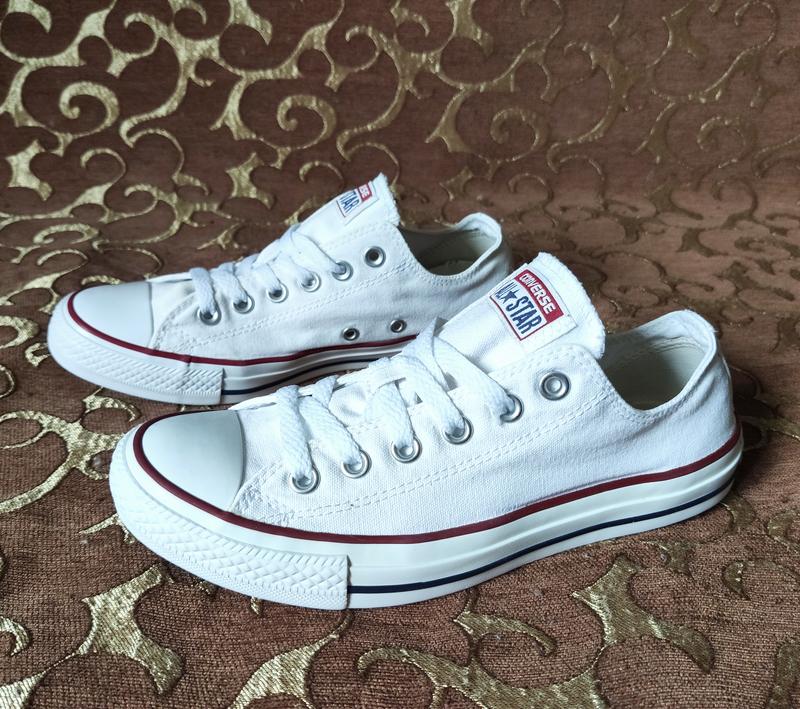 Белые кеды converse оригинал в размере 39/39,5 — цена 628 грн в ...