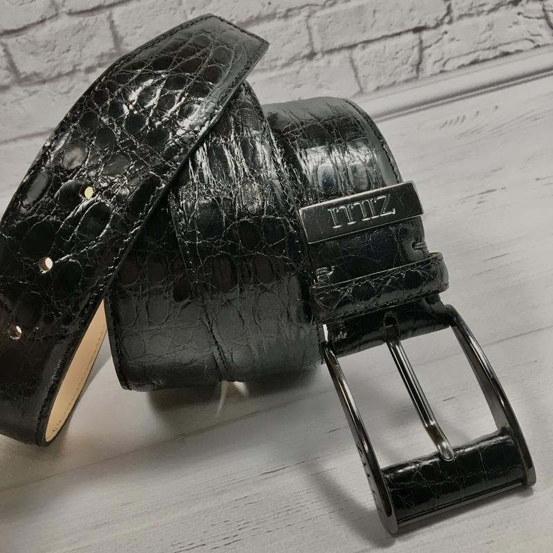 Пояс, тренд, зилли, zilli, крокодил, мужской, люкс, кожа рептилии ...