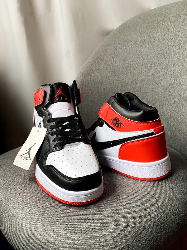 retro 1 red black white