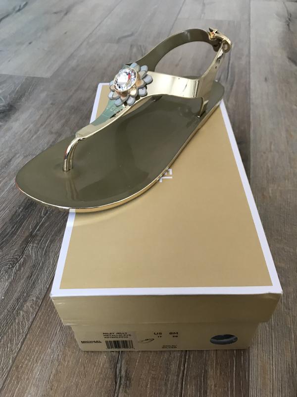 miley metallic jelly sandal