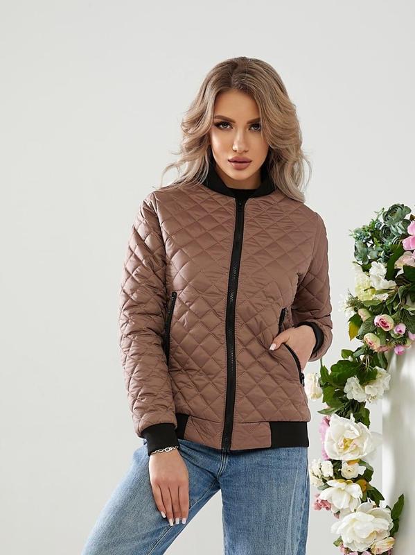 Куртка женская бомбер весенняя размеры 42 44 46 48 новинка 2023 одесса ...