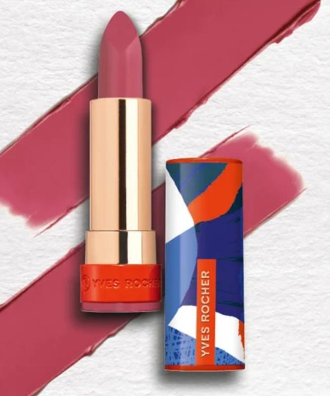 Шикарная матовая губная помада rouge elixir. yves rocher. оттенок - 03 ...