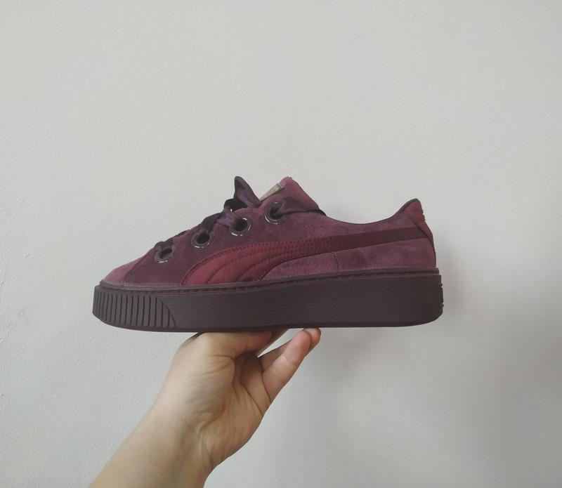 puma platform kiss velvet