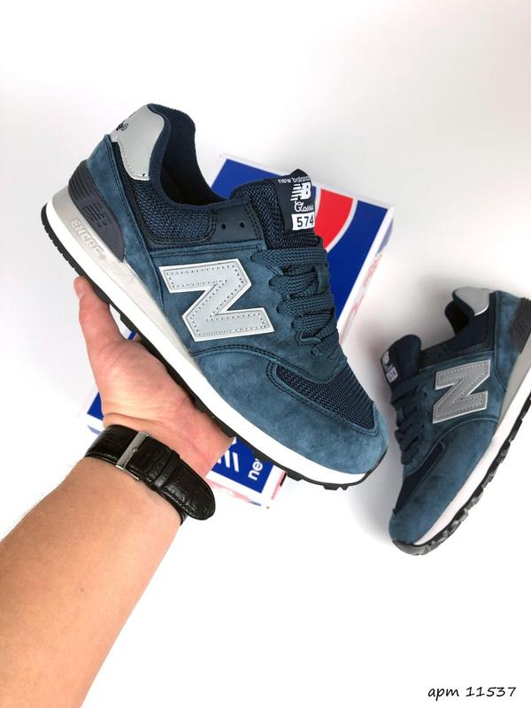 Кроссовки женские new balance classic 574 синие / кросівки жіночі нью ...