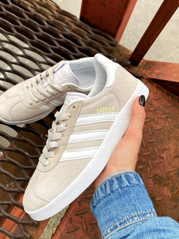 Купить кроссовки Adidas Gazelle Бордовые с белым женские в СПБ