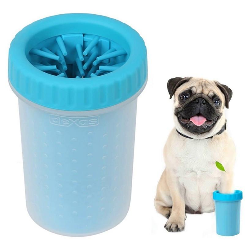 Стакан для мытья лап собакам и кошкам, лапомойка soft pet foot cleaner ...
