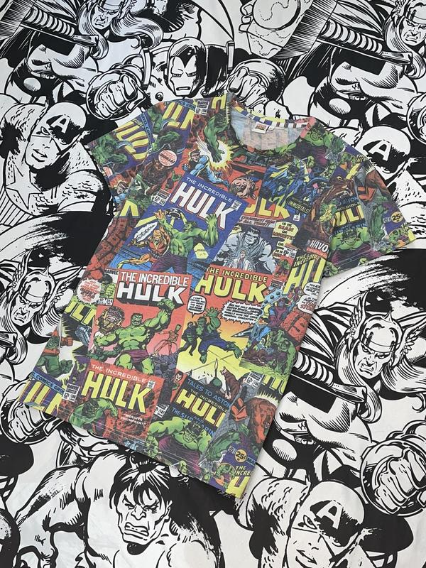 Футболка с принтом халк марвел комикс hulk marvel comics — цена 405 грн ...