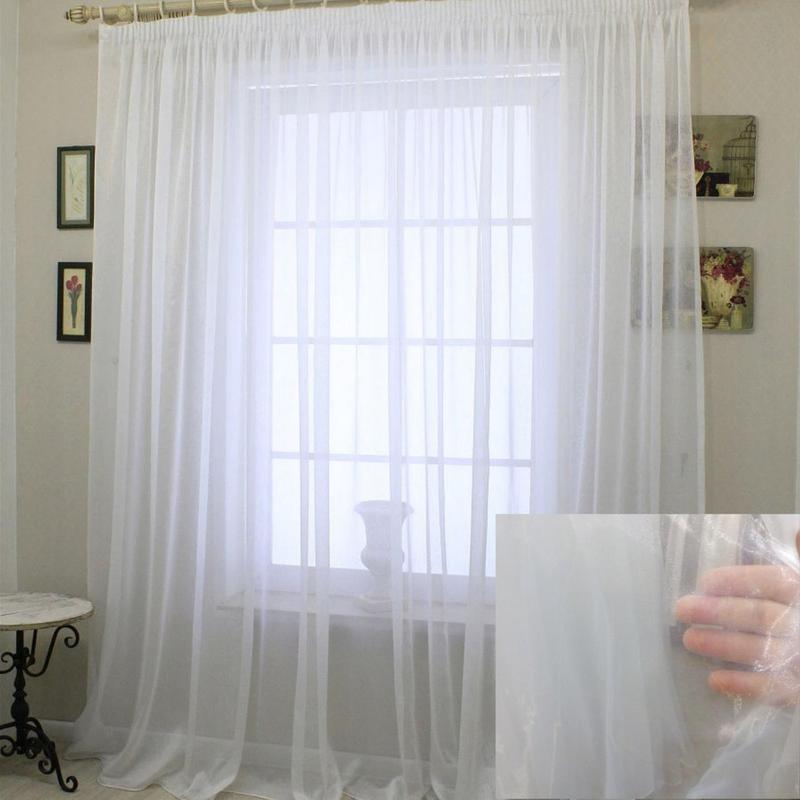 Красиві тюлі кристалон 400х270 для залу спальні, готовий тюль на кухню ...