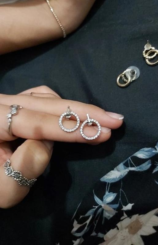 Новые серебряные серёжки, серьги геометричные 🍀 — цена 420 грн в ...