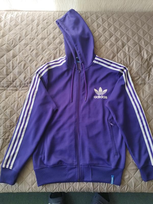 Мужскую кофту с капюшоном бренда adidas, размер l — цена 249 грн в ...