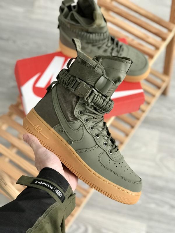 Мужские высокие кроссовки nike air force 1 special field khaki — цена ...