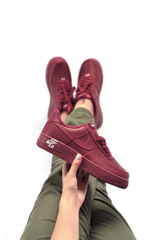 nike air force 1 bordo
