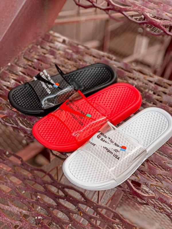 off white nike sliders