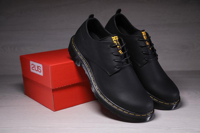 Туфли мужские кожаные dr. martens black smooth — цена 2200 грн в ...
