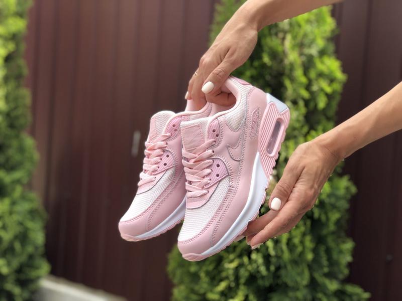 Женские кроссовки nike air max 90 pink кроссовки женккий найк аир макс ...