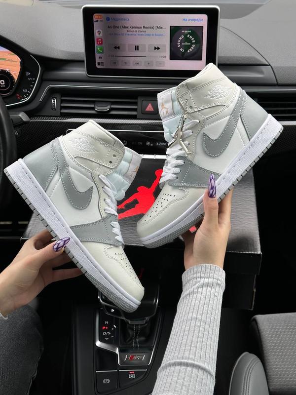 jordan 1 high grey and white