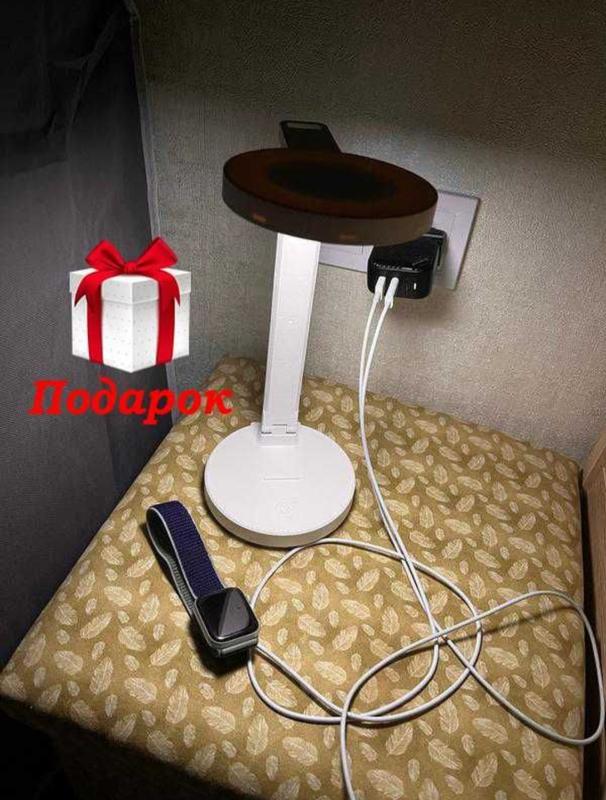 Настольная лампа на аккумуляторе, складная настольная led лампа usb ...