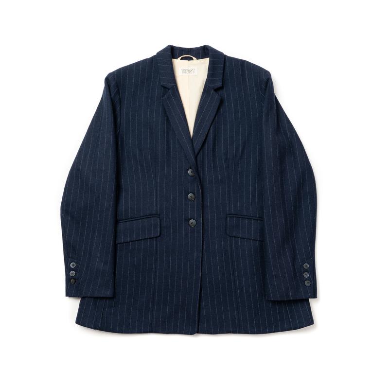 Toast x moon england ladies blue wool blazer jacket жіночий вовняний ...