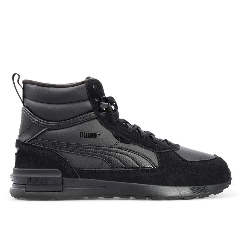Оригинал! кроссовки кожаные на флисе puma graviton mid trainers ...