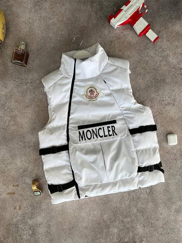 Мужская белая жилетка moncler / брендовые жилеты для мужчин 2023 — цена ...