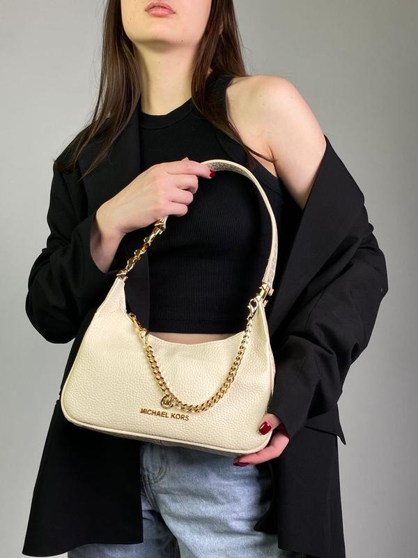 Pebbled leather shoulder bag cheap