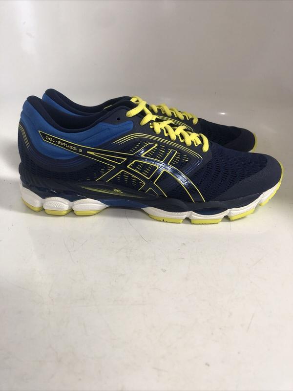 Кроссовки для бега asics gel-ziruss 3 peacoat/safety yellow — цена 2156 ...