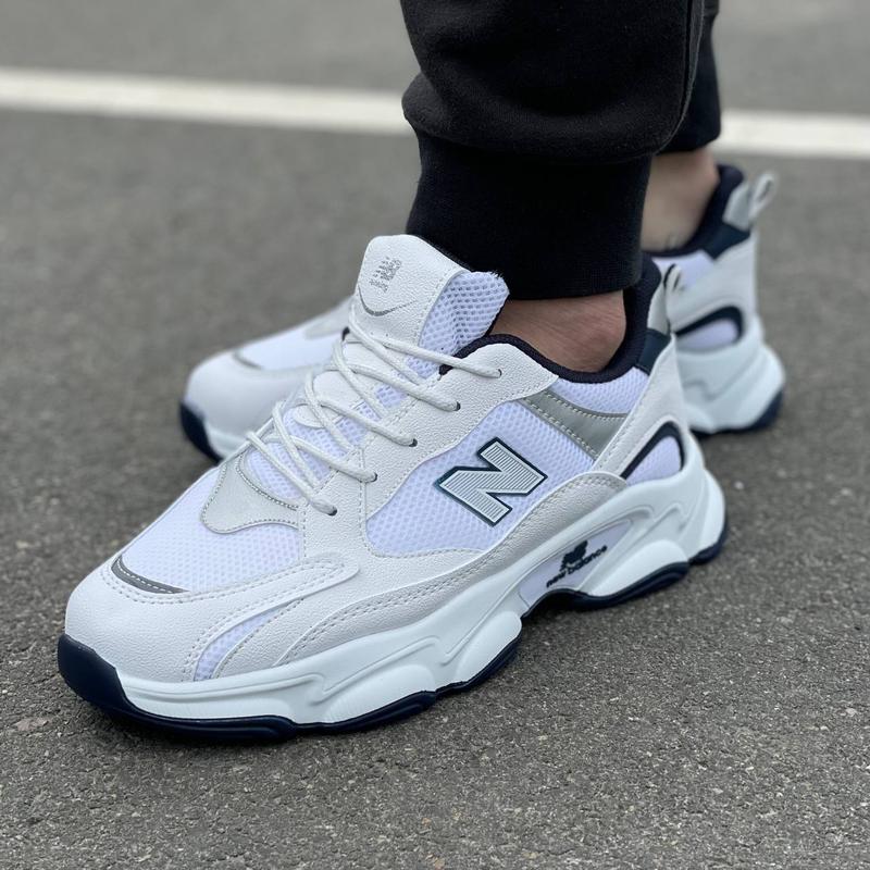 Мужские белые кроссовки с сеткой new balance 🆕 нью баланс — цена 1599 ...