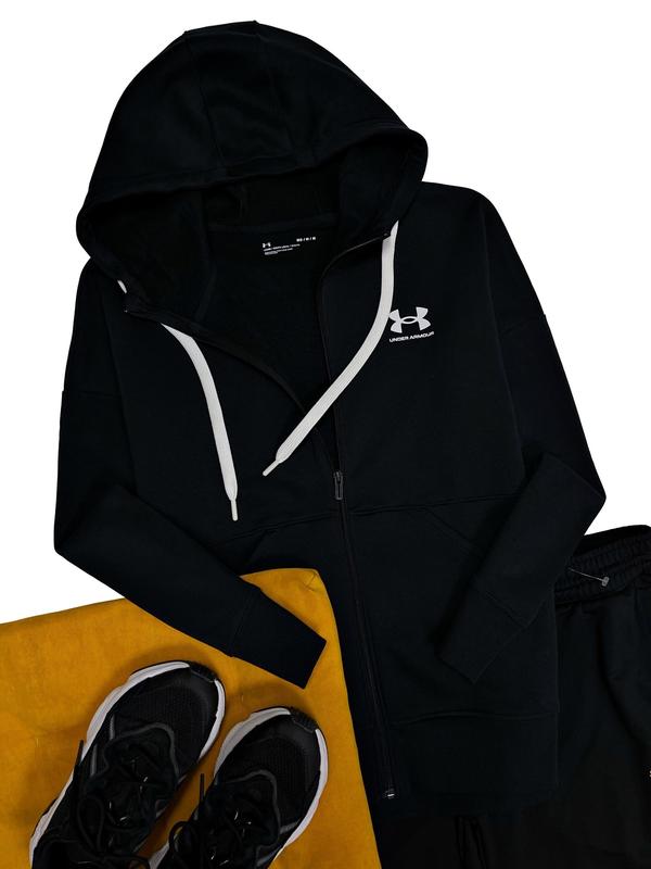 Спортивная олимпийка зип худи с капюшоном under armour оригинал — цена ...
