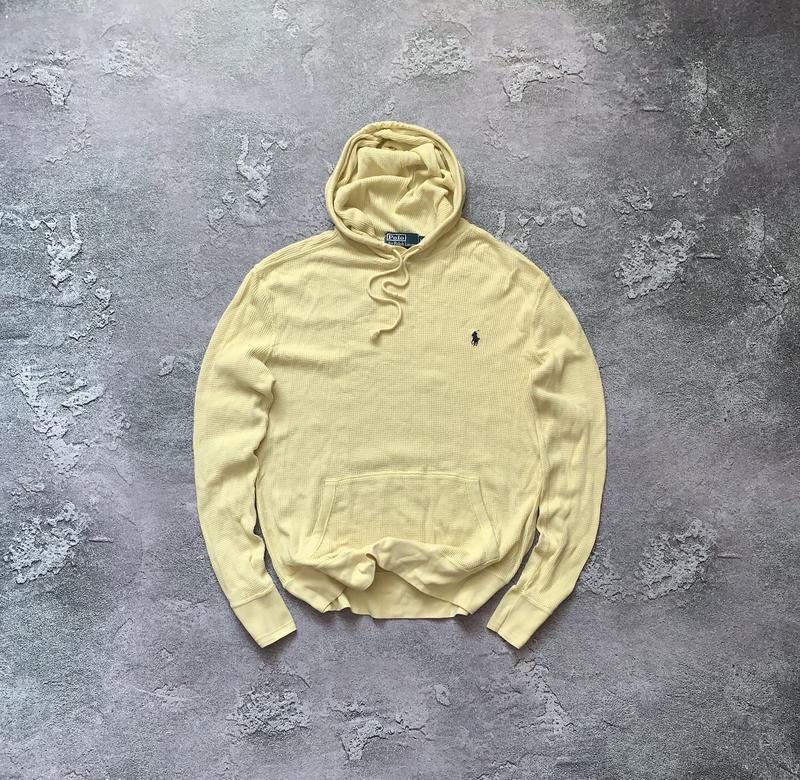 Polo ralph lauren поло ральф лаурен вафельное желтое худи свитер ...