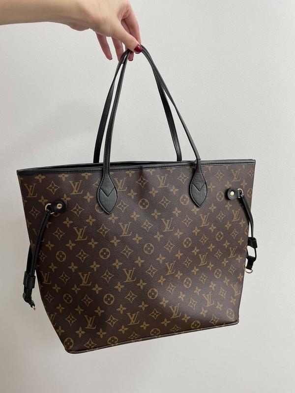 Louis vuitton neverfull black deals