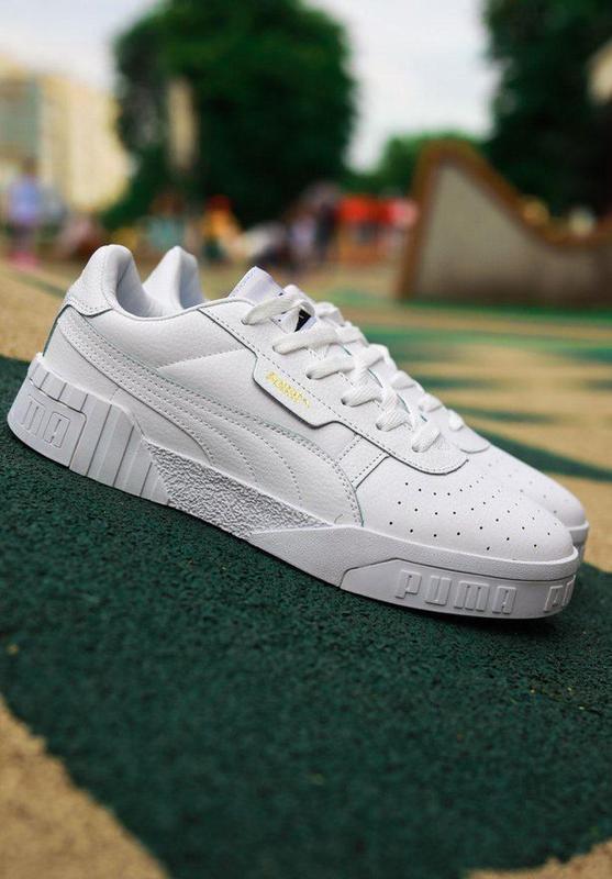 Cali puma all white hotsell